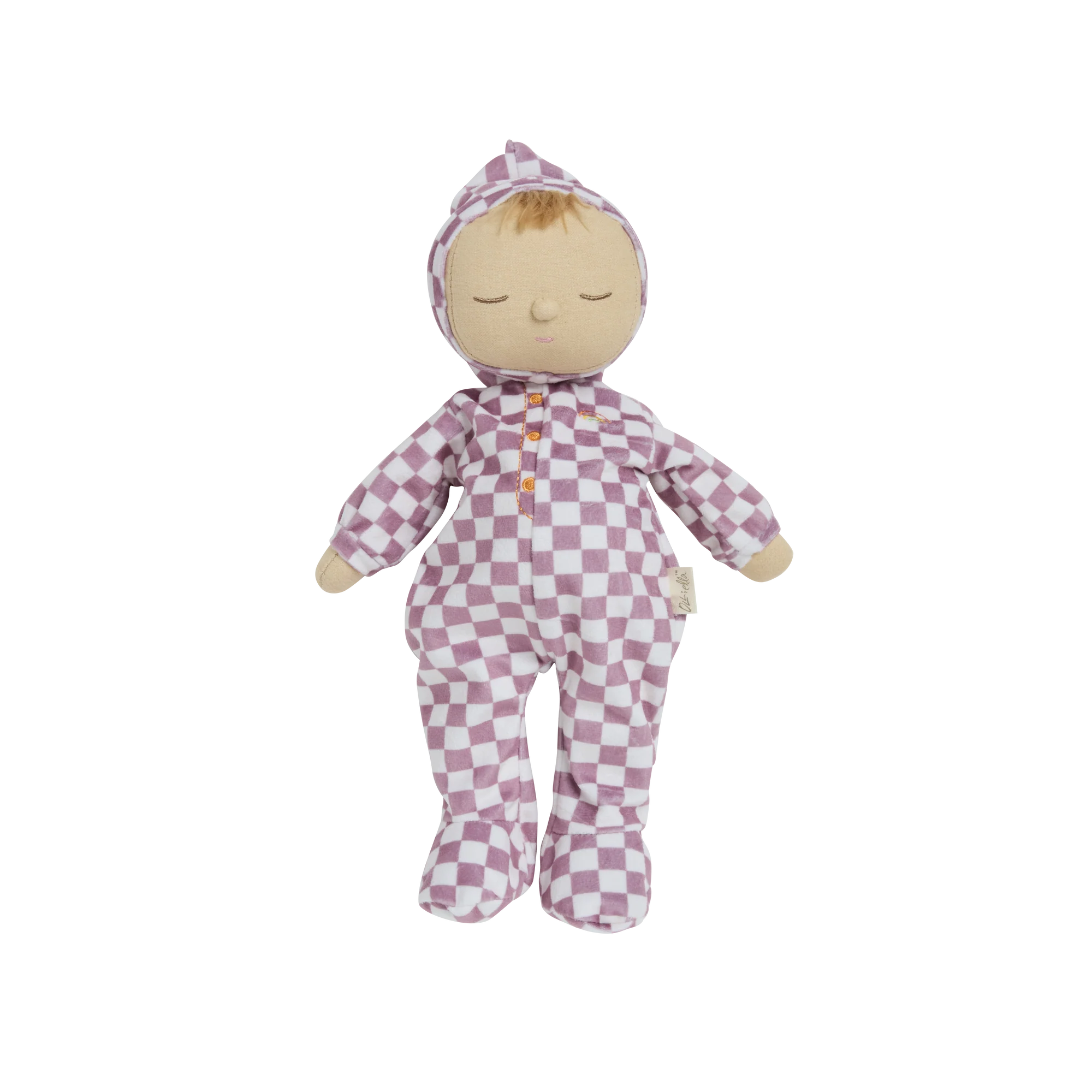 Olli Ella Dozy Dinkum Doll / Plum Check