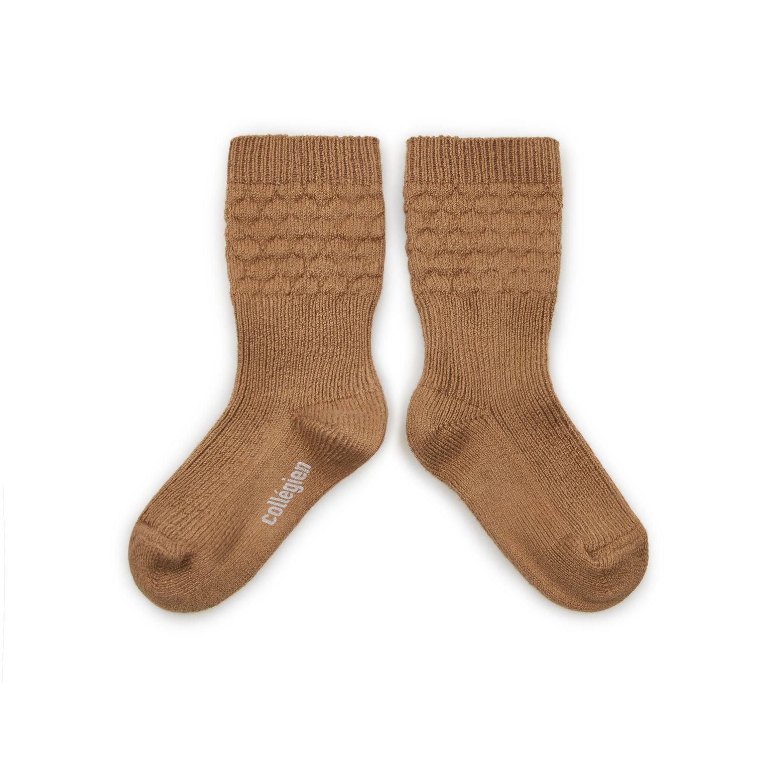 Collegien Celeste Newborn Knee High Socks - Caramel *preorder*