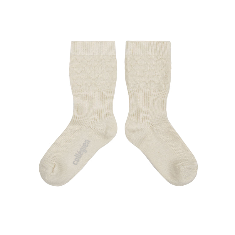 Collegien Celeste Newborn Knee High Socks - Doux Agneaux *preorder*