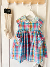 Le Petit Elle Personalized Plaid Norah Dress - *10-12 Weeks PreOrder*