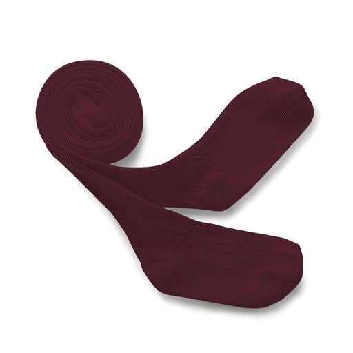 Collegien Ribbed Tights / Bordeaux Grand Cru *preorder*
