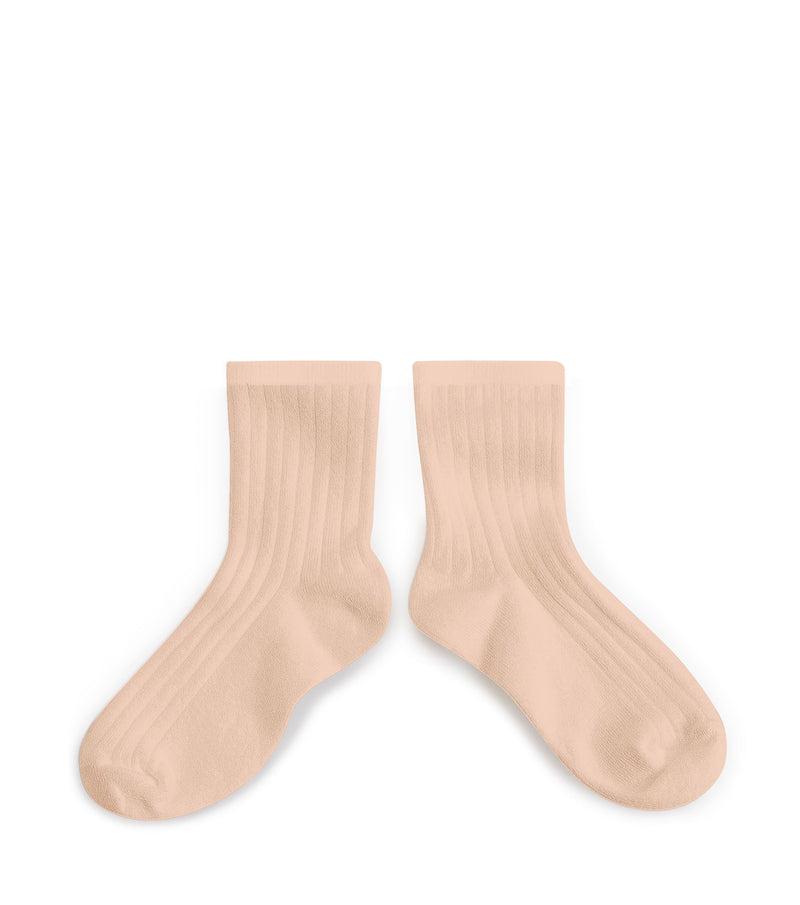Collegien  Ribbed Ankle Socks - Sorbet *preorder*
