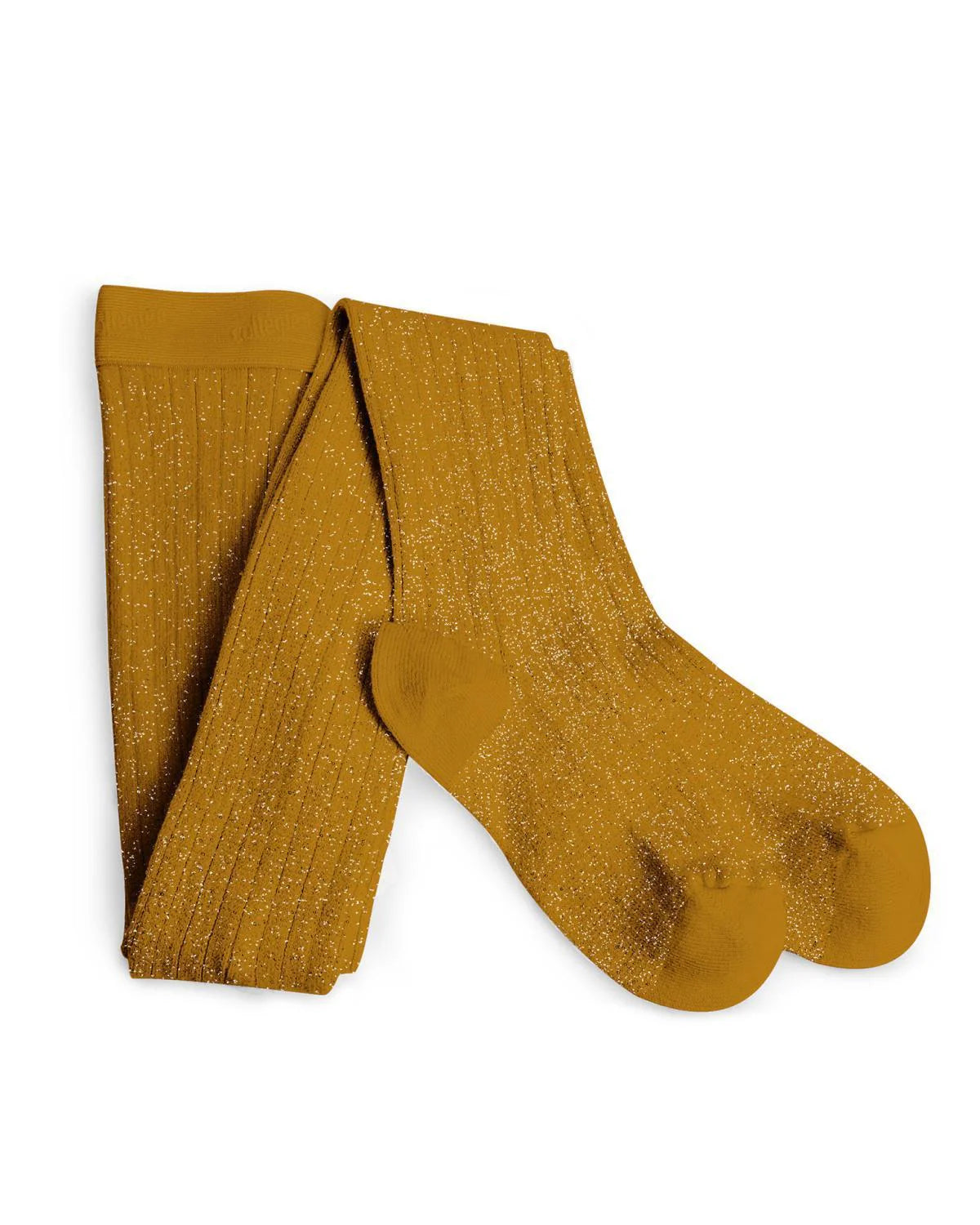 Collegien Glitter Tights / Mustard