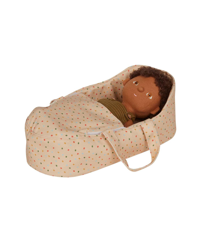 Olli Ella Dinkum Dolls Carry Cot - Gumdrop