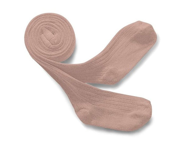 Collegien Ribbed Tights / Vieux Rose