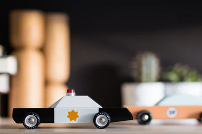 Candyland Police Cruiser Wooden Car