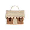 Olli Ella Rattan Gingerbread Casa Clutch