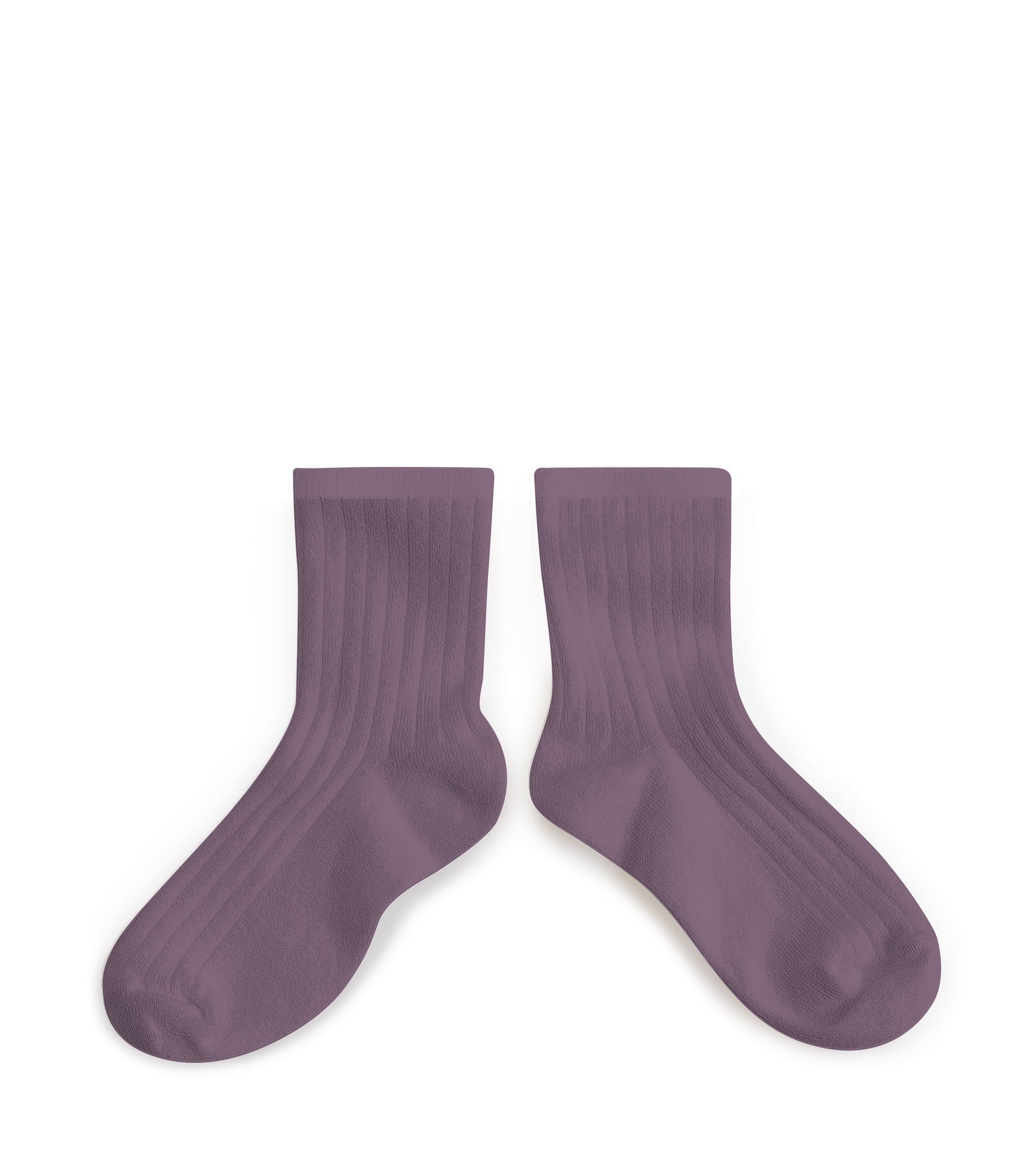 Collegien  Ribbed Ankle Socks - Glycine  *preorder*