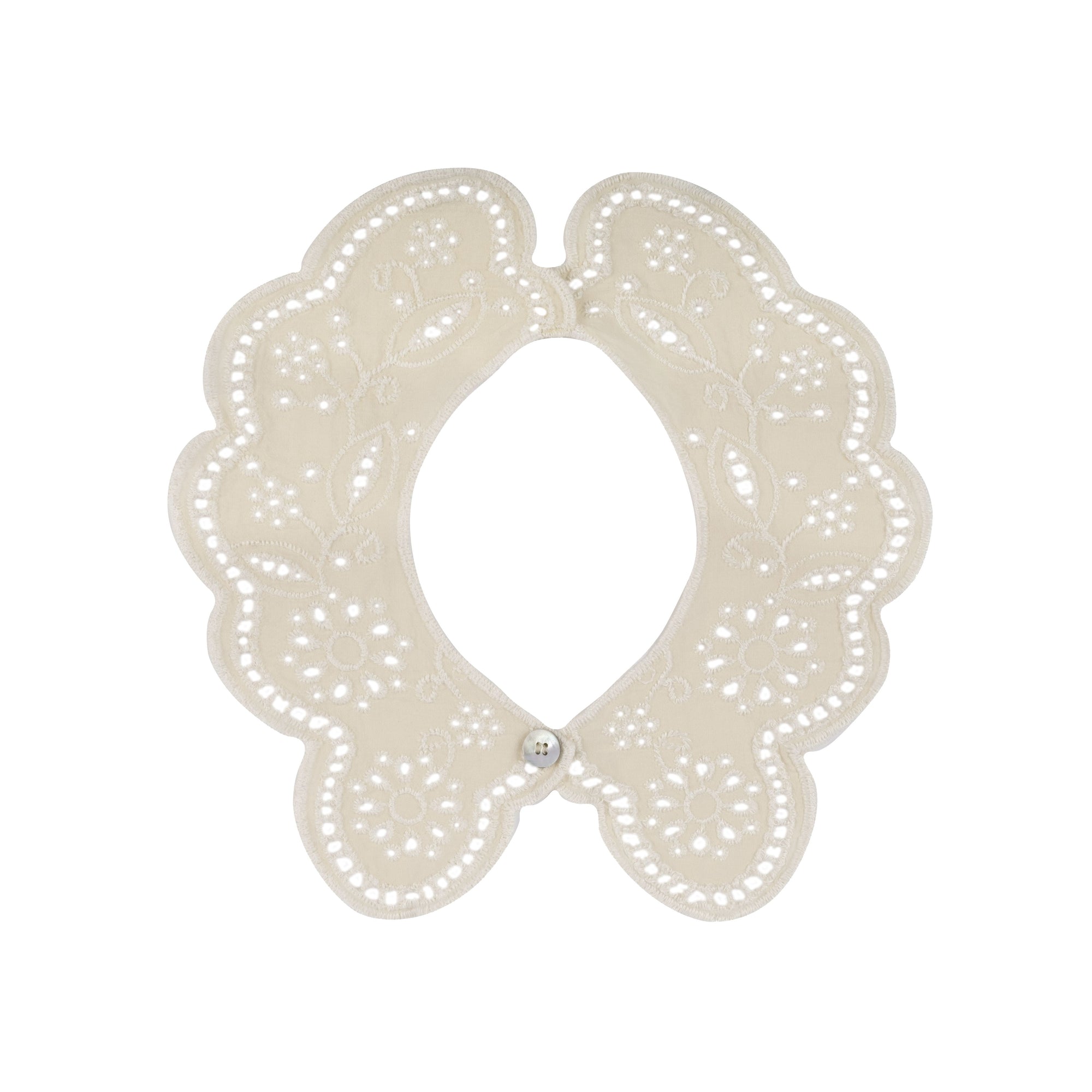 Collegien Claudine Broderie Anglaise Collar  - Doux Agneaux *Preorder*