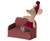 Maileg Mouse Couch - Red