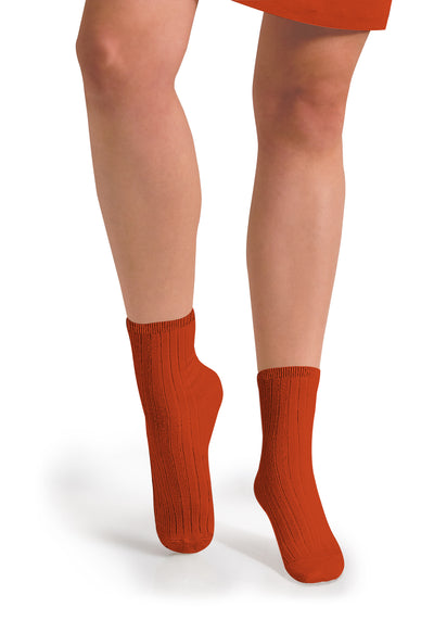 Collegien Ribbed Ankle Socks / Confite