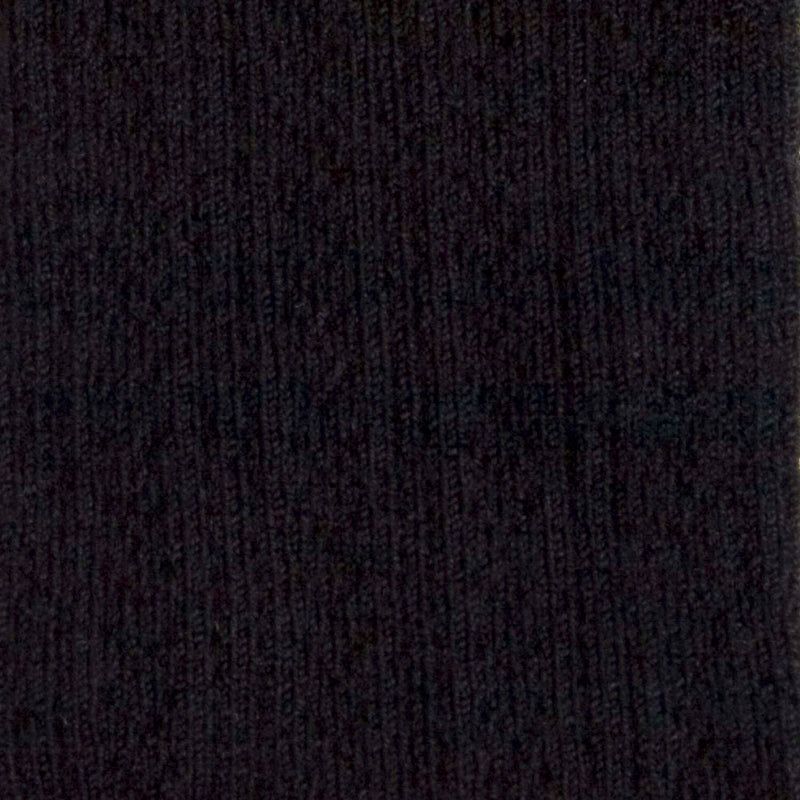 Collegien Pointelle Merino Wool Tights / Noir De Charbon *PreOrder*