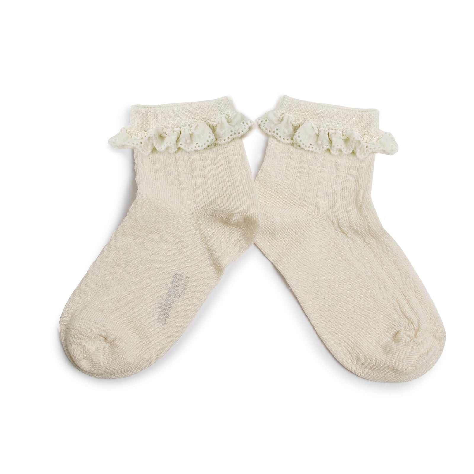 Collegien Marie Pointelle Socks Broderie Anglaise/ Doux Agneaux *preorder*