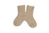 Collegien Glitter Ankle Socks / Petit Taupe