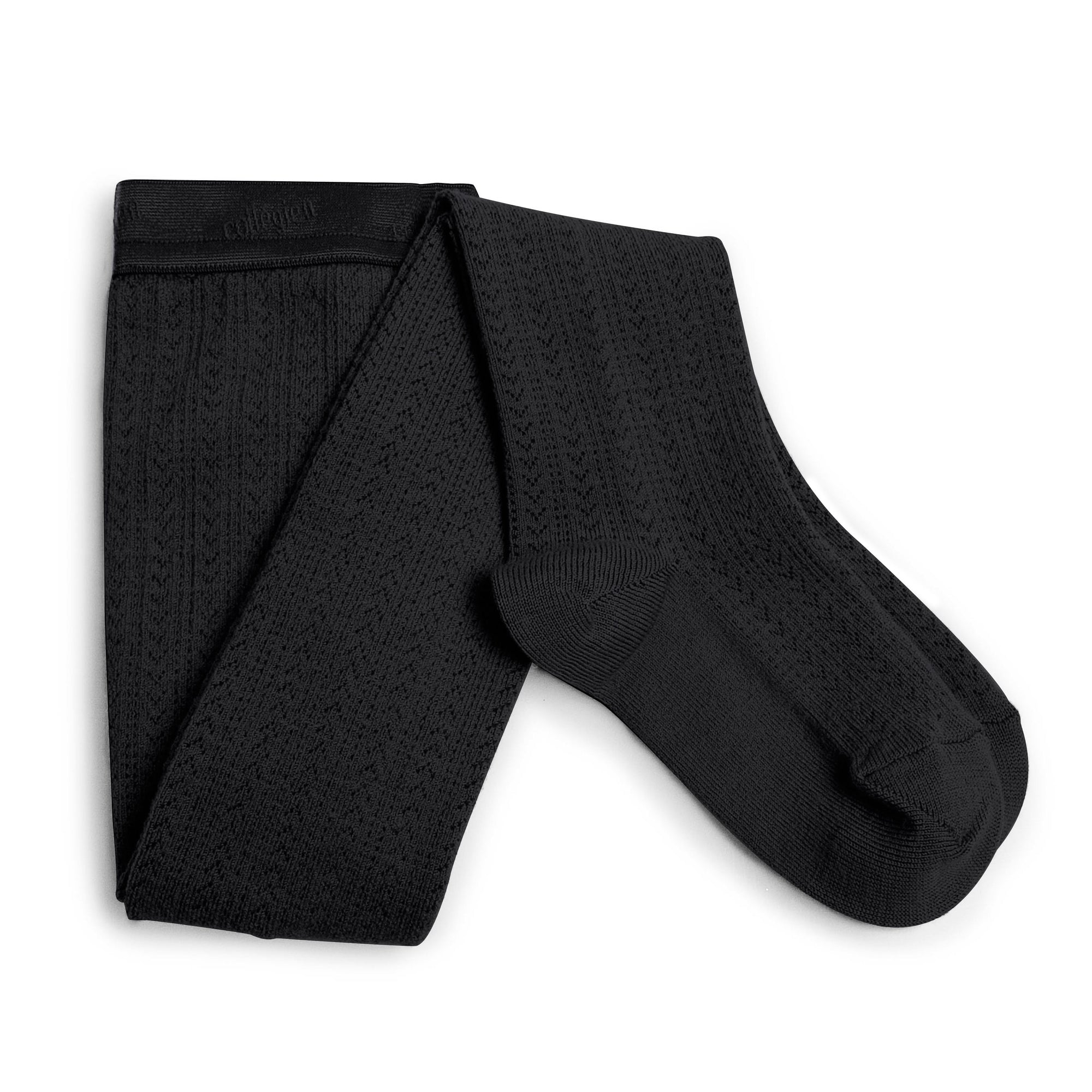 Collegien Pointelle Merino Wool Tights / Pierre de Volvic *PreOrder*