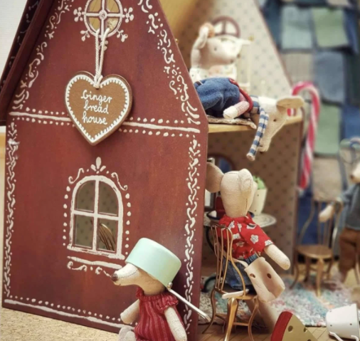 Maileg Gingerbread House, Mouse