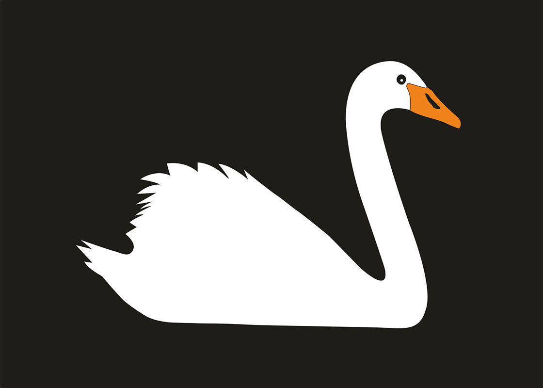 MiniWilla NOT A BLACK SWAN Poster - Le Petit Organic