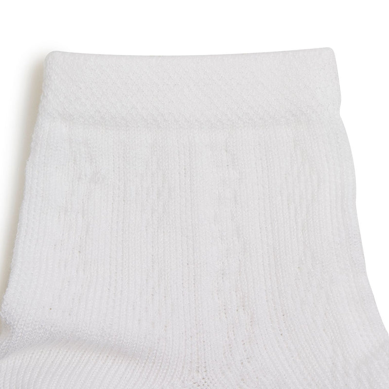 Collegien Antoinette Pointelle Cotton Ankle Socks / Blanc Neige  *preorder*