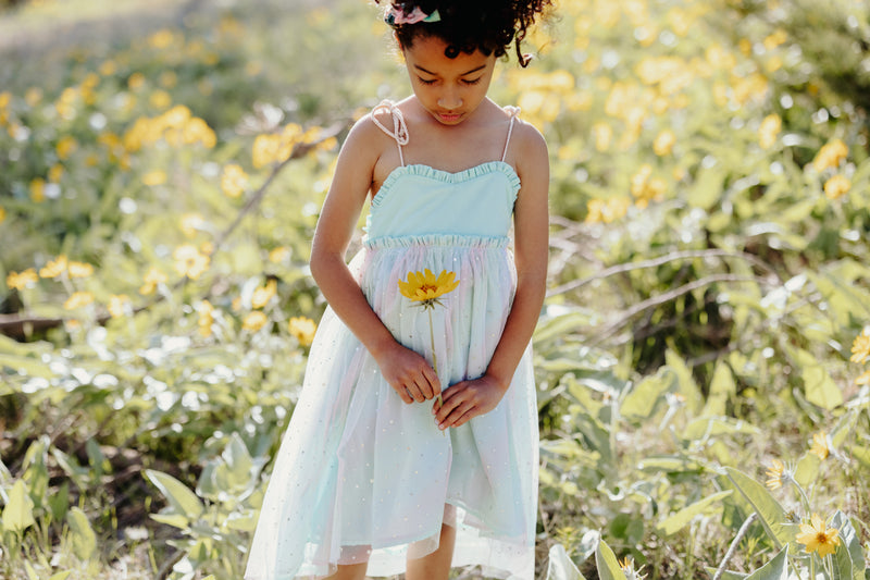 Le Petit Elle MYSTERY Zoe Dress - Floral Bodice With Tulle *6-8 weeks PREORDER*