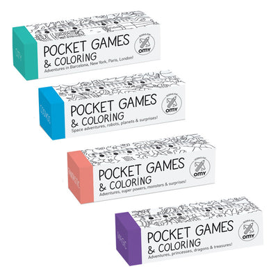 OMY Pocket Games and Coloring - Le Petit Organic - 1